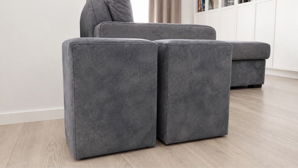 Sofá 3 lugares e chaiselongue