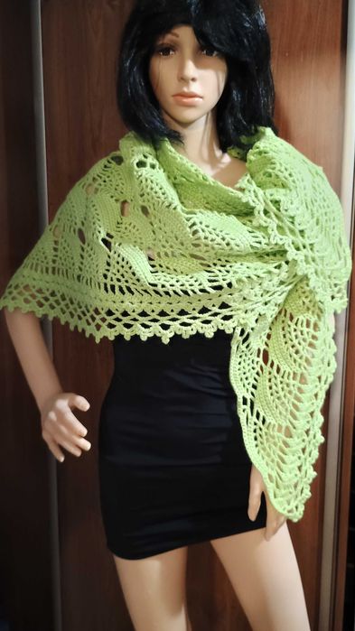 chusta,szydełko,rękodzieło,moda,szal