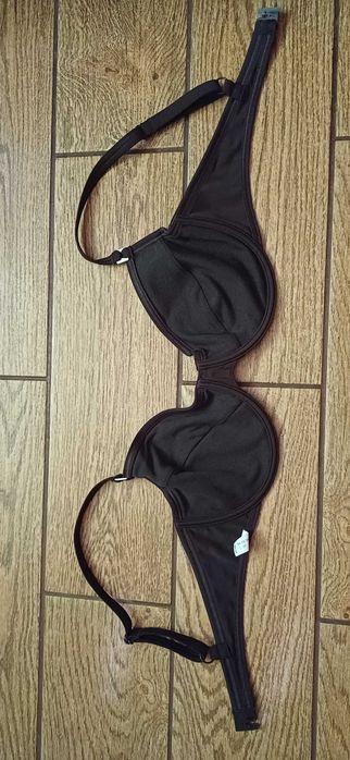 Nowy brązowy biustonosz kąpielowy Esprit w r. XL miseczka C