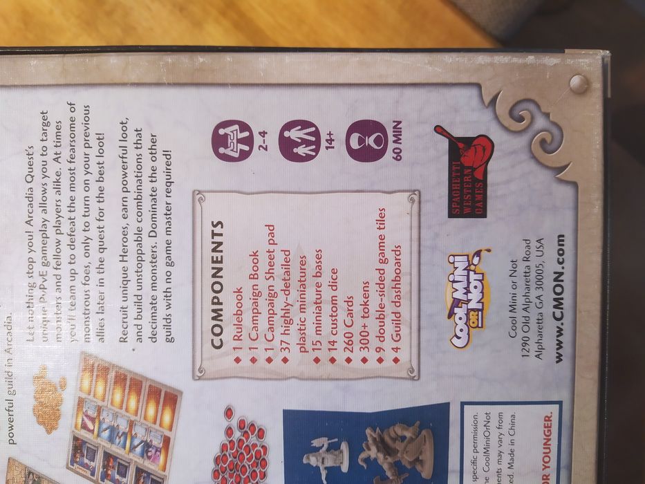 Gra planszowa Arcadia quest