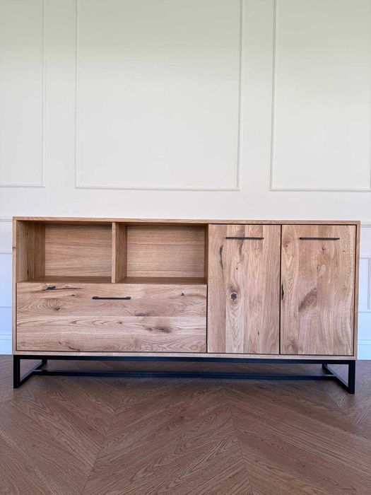 Komoda loft DRAXLER , lite drewno dębowe, PRODUCENT , Wrocław