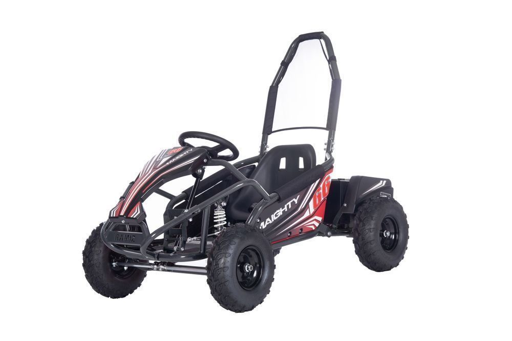 Buggy gokart MAIGHTY Czarny pojazd elektryczny - EkstraZabawki.pl