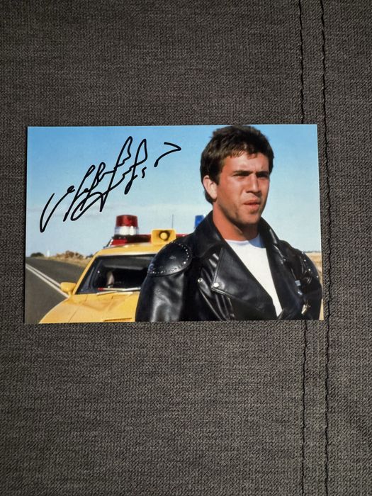 Mel Gibson - autograf (autopen)