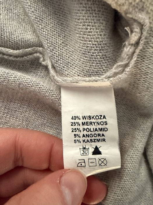 Kardigan sweter Cocomore wiskoza i kaszmir
