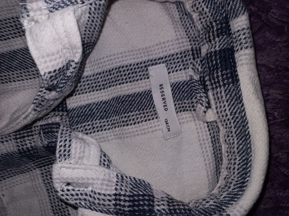 Рубашка  джинси  костюм reserved 7-8р.