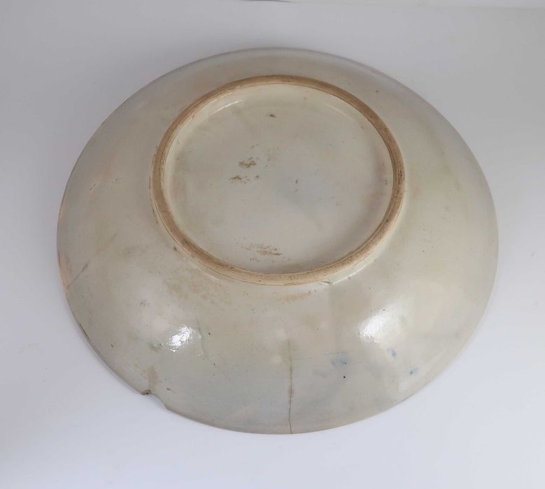 Prato Grande Galo Cerâmica Oriental - 32 cm