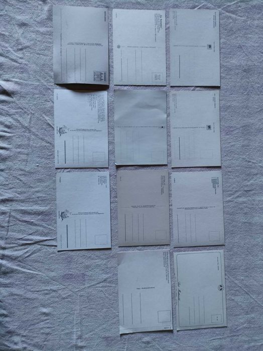 Postais carta vários