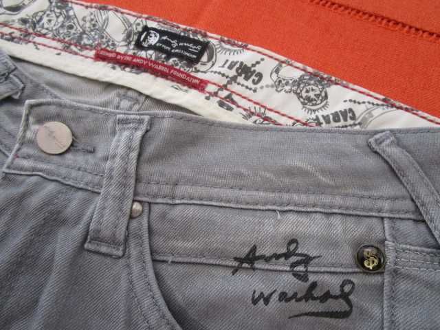 Calça ganga Andy Warhol