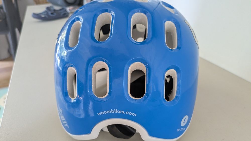 Kask Woom S  niebieski