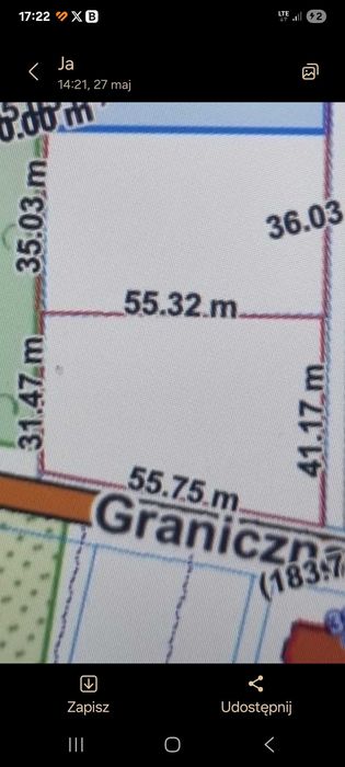 Sprzedam działkę budowlaną Masłów Pierwszy ul Graniczna - Widok 3