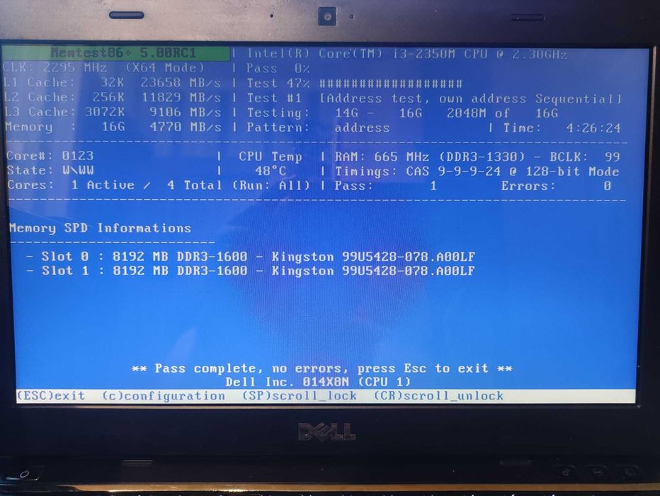Ноутбук Dell Vostro V131 Intel Core i3-2350M / 16Gb DDR3 / 160Gb HDD