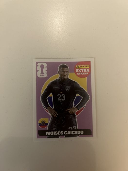 Cromo Extra Sticker Moisés Caicedo