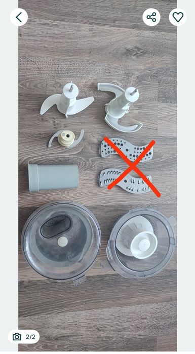 Запчастини до кухонного комбайна Braun K700, все в наявності