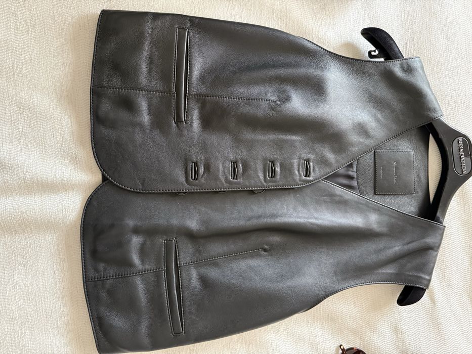 Colete pele oreta da Massimo Dutti