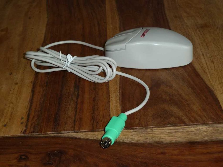 Retro mysz PC - COMPAQ/LOGITECH - PS2 - nowa!
