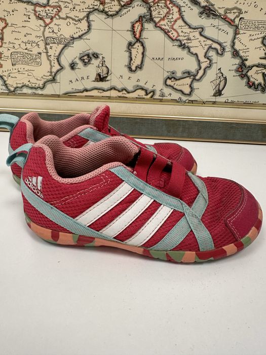 Adidasy, rozm. 27, dla dziewczynki , róż-mięta