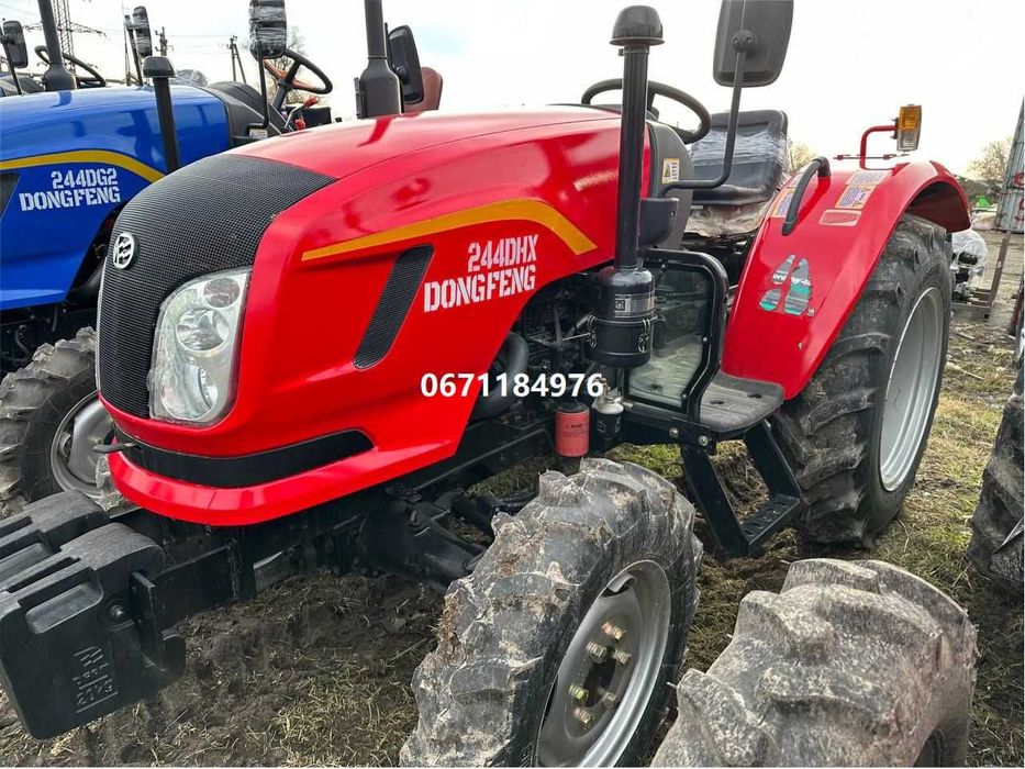 Міні-трактор DONGFENG 244 DHХ Донгфенг з ГУР 4х4 Збільшені колеса