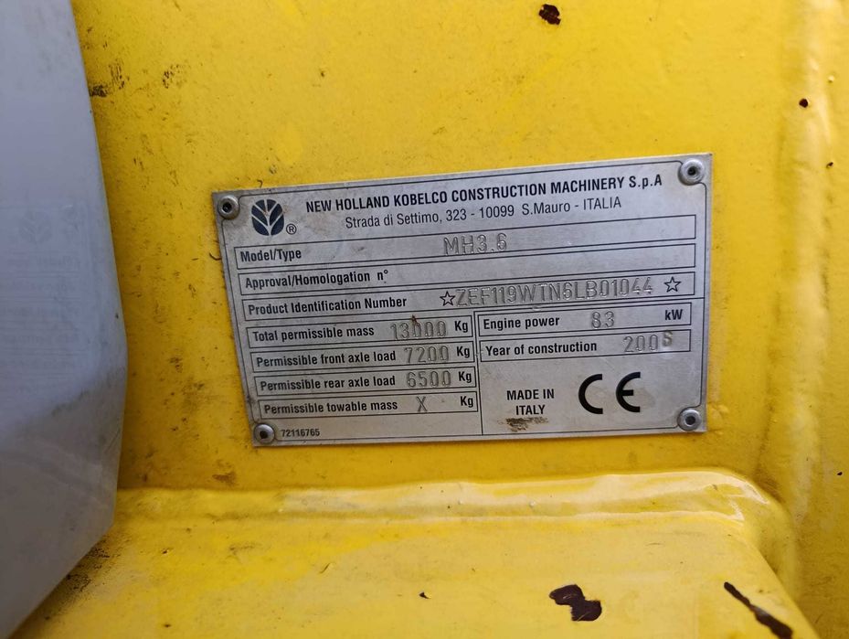 Koparka New Holland MH 3,6