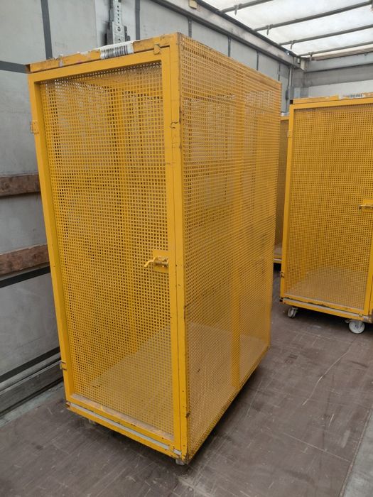 Wózek duży kurierski siatkowy transportowy magazynowy