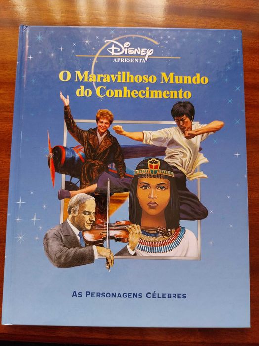 As Personagens Célebres - Disney, livro didático, em muito bom estado