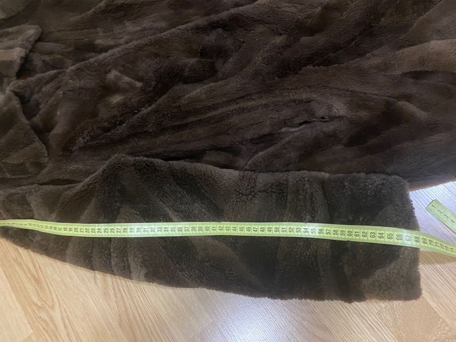 Шуба натуральна стриженого бобра