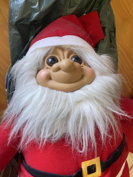 Duende de Natal Russ Berrie grande 70 cm – Vintage