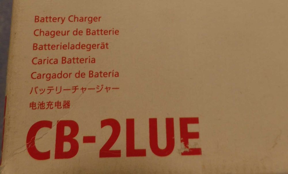 Carregador Original Canon CB-2LUE Novo (98)