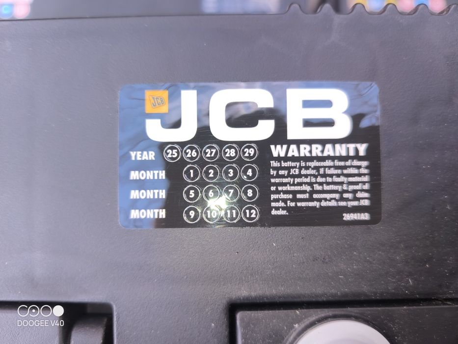 Акумулятор JCB орегинал 120 H