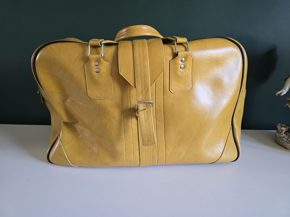 Walizka /torba skorzana Prl