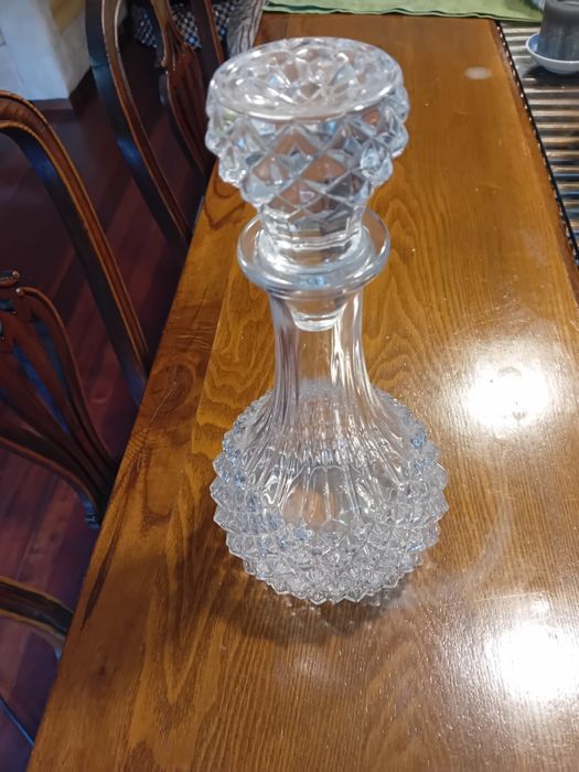 Garrafa para vinho do porto em cristal