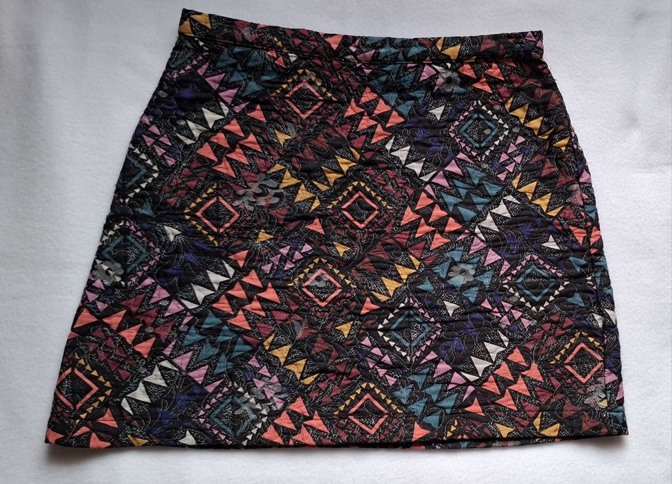 Krótka spódniczka wzorzysta,TopShop 36