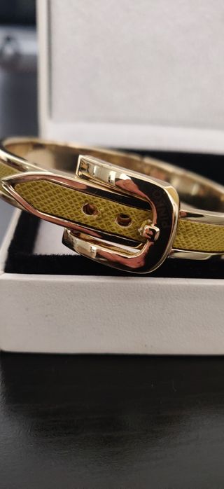 Pulseira Pinko verde e dourada