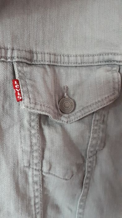 Kurtka jeansowa z kaptuem męska levis