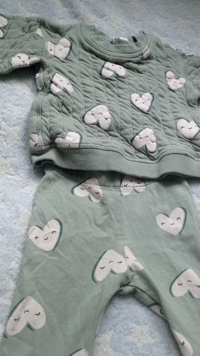 Komplet/zestaw/dres niemowlęcy H&M 68