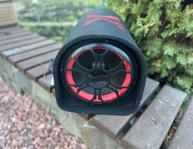 Активный сабвуфер в машину. Колонка. Саб с усилителем звука. Буфер.