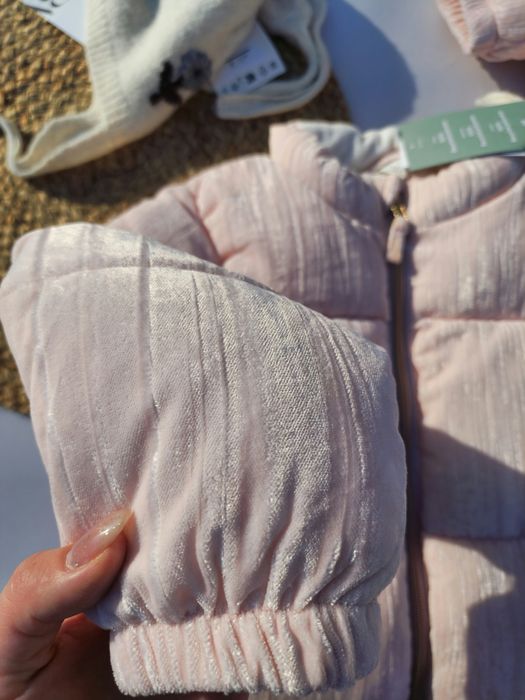 Курточка для дівчинки демисезонна з флісовою підкладкою h&m 98,104