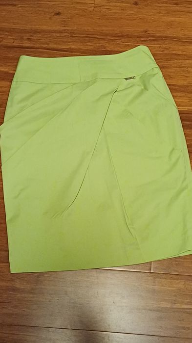 Spódnica Simple 36, limonkowa