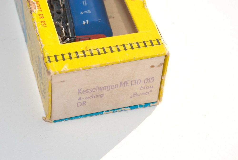 Stara zabawka wagon cysterna 4 osiowa Buna Piko unikat kolekcjonerski