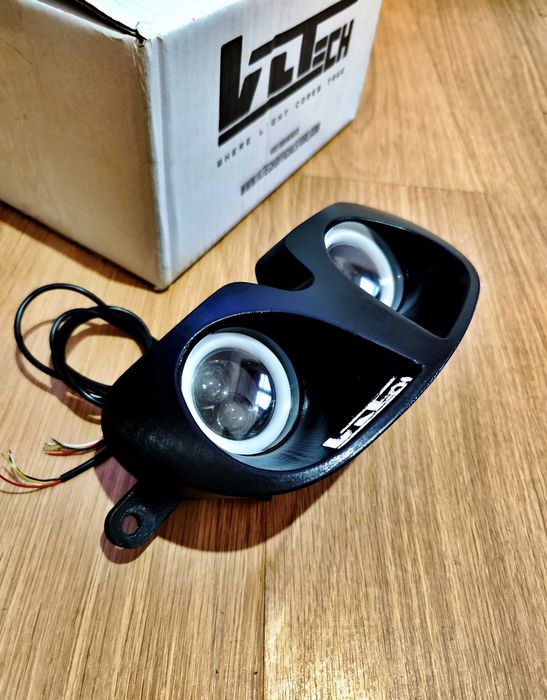 Ótica Frontal LED Gilera Stalker (VLTech) c/ Angel Eye