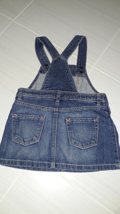Wycinanka sukienka dzinsowa H&M rozm. 80