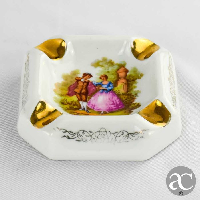 Cinzeiro em porcelana Limoges - França