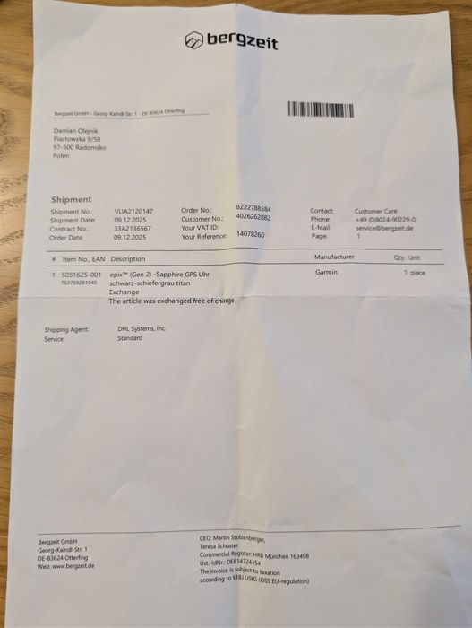 Garmin Epix 2 Sapphire