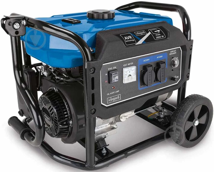 Генератор бензиновий Scheppach 2,5 кВт / 2,8 кВт 220 В SG3200X
