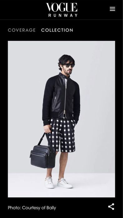 Куртка кожаная мужская Bally. Оригинал!