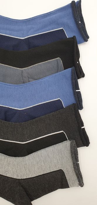 Bezuciskowe bawełniane skarpetki męskie skarpety bawełna 85%mix pakiet