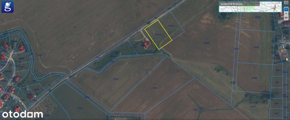 Działka 3160 m2 z pozwoleniem na budowę w Trąbkach Wielkich