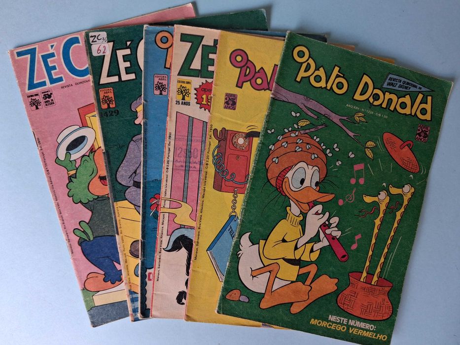 Lote Zé Carioca e Pato Donald , brasileiras dos anos 70