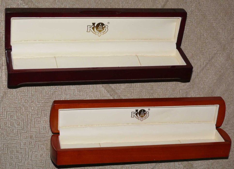 2 шт. Футляр Ювелирный Натуральное Дерево Киевский Ювелирный Завод КЮЗ