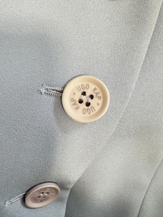 Żakiet elegancki 38 M błękitny