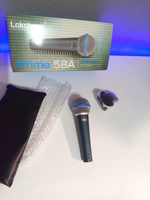 Microfone Prime58A dinâmico Novo